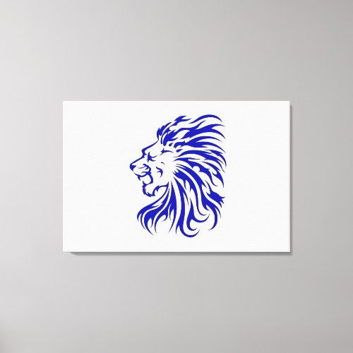 Lion the King of the junglelion lover giftslion  Canvas Print