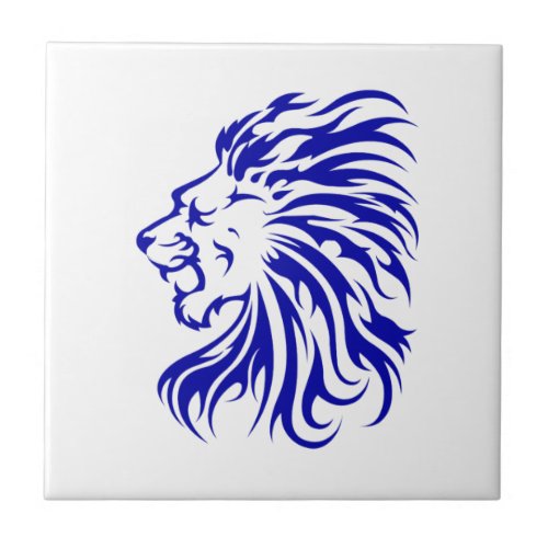 Lion the King of the junglelion lover giftslion  Ceramic Tile