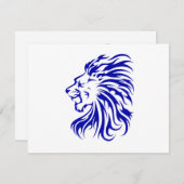 Lion the King of the jungle,lion lover gifts,lion  Invitation (Front/Back)