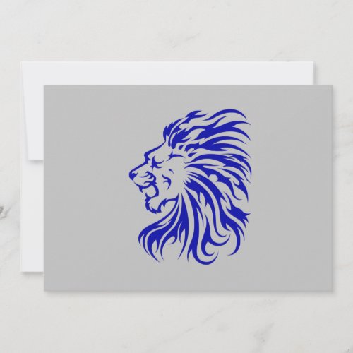 Lion the King of the junglelion lover lovers gift Invitation