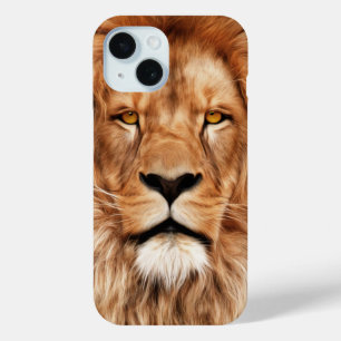 Lion The King Photo Painting iPhone 15 Case