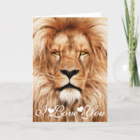 Lion The King Photo Painting I Love You