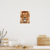 Lion The King Photo Painting Poster (Kitchen)