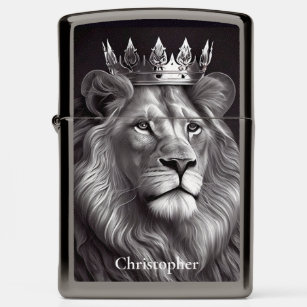 Lion, The King - Zippo Lighter