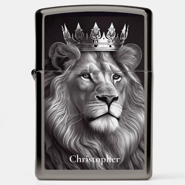 lion ページ Lion, The King - Zippo Lighter | Zazzle