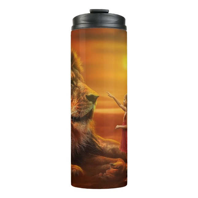 Lion Thermal Tumbler (Front)