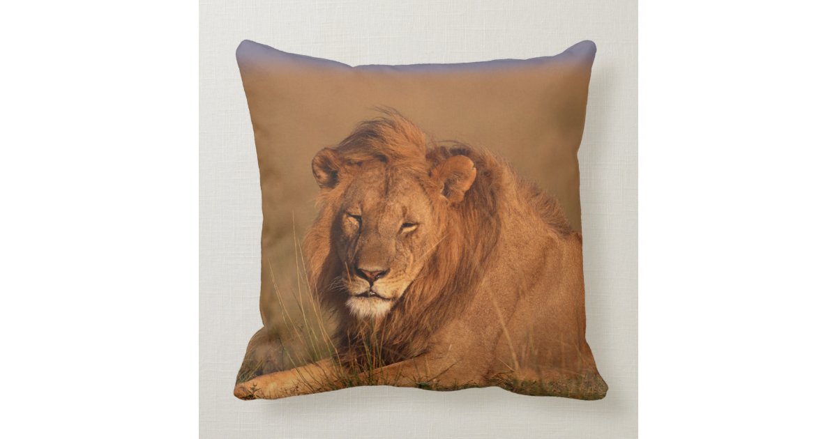 Lion Throw Pillow