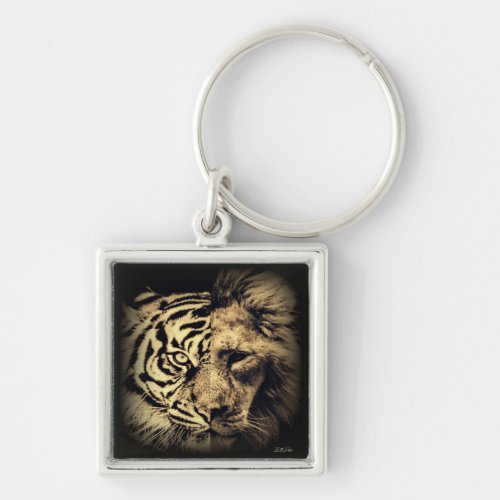 Lion Tiger 2in1 Keychain