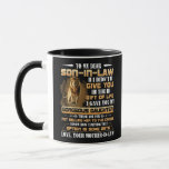Lion To My Dear Son In Law Mug Funny Birthday<br><div class="desc">This mug works best as gifts for your kind son-in-law,  sharing,  caring & lovable by mom in law. Makes a great birthday or Christmas gift!</div>