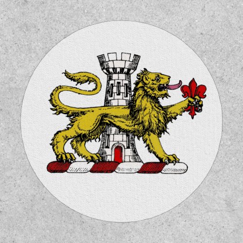Lion Tower Fleur de Lis Crest Emblem C Patch
