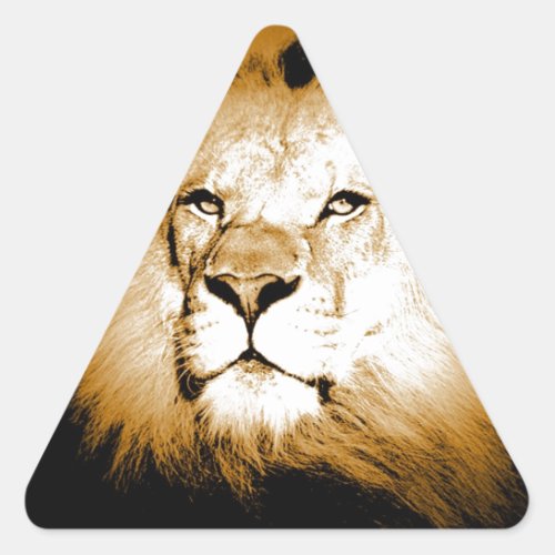 Lion Triangle Sticker