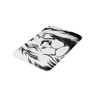 Lion Tribal 002 Bathroom Mat