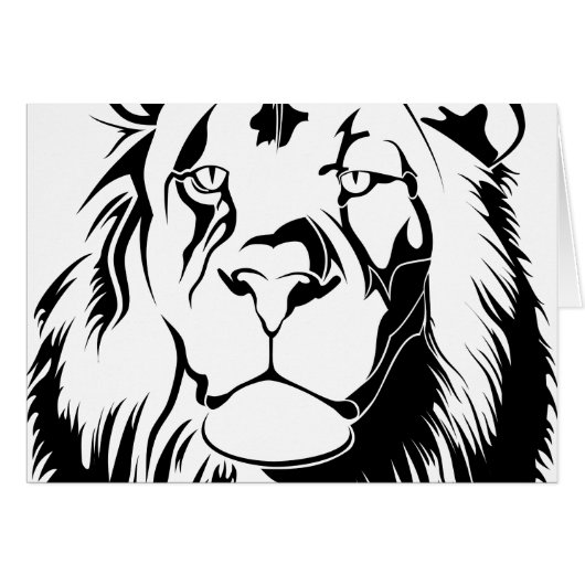 Lion Tribal 002 Cards (Front Horizontal)