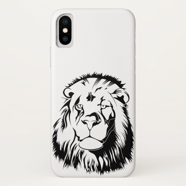 Lion Tribal 002 Case-Mate iPhone Case (Back)