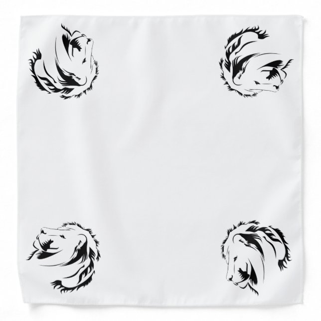 Lion Tribal Bandana (Front)