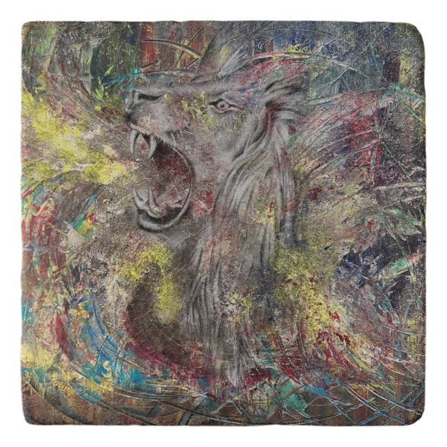 lion trivet (Front)