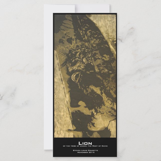"Lion" Value Bookmarks (Front)