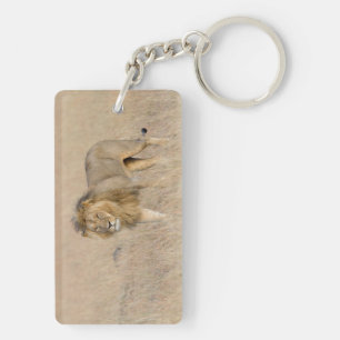 Lion walking keychain