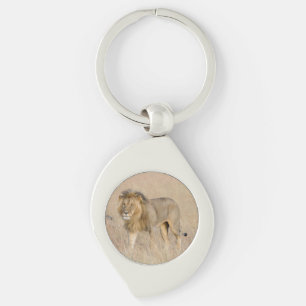 Lion walking keychain