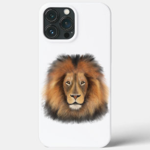 lion watercolor Leo king safari animal jungle cat iPhone 13 Pro Max Case