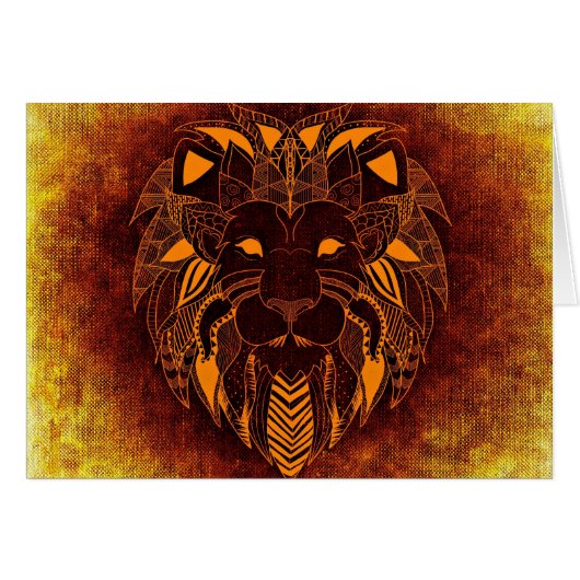 Lion wild animal abstract (Front Horizontal)