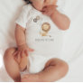 Lion with 3 Brown Balloons 1st Birthday Baby Bodys Baby Bodysuit