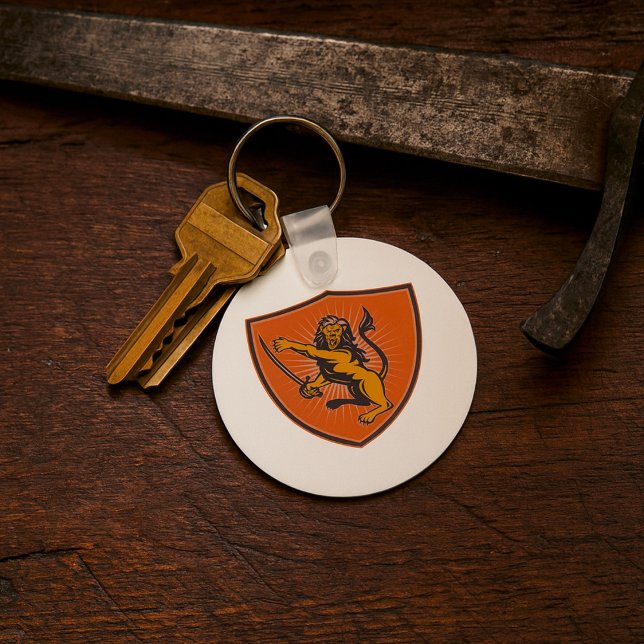Lion With A Sword Keychain (Creator Uploaded)