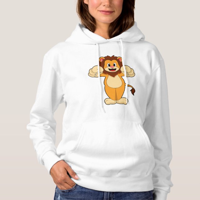 Lion with big Claws Hoodie (Front)