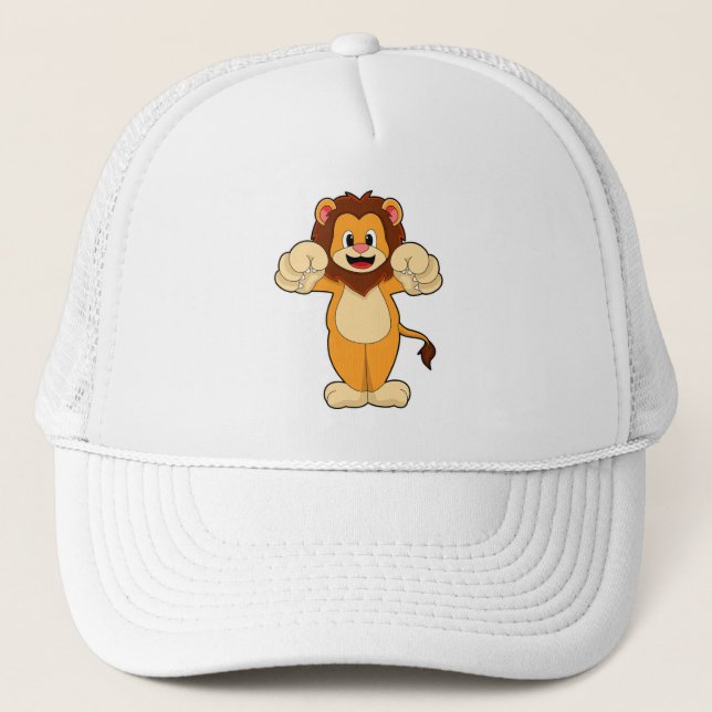 Lion with big Claws Trucker Hat (Front)