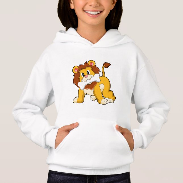 Lion with Bone Hoodie (Front)