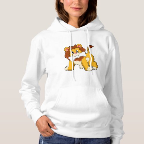 Lion with Bone Hoodie