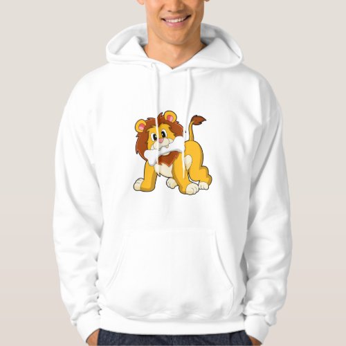 Lion with Bone Hoodie