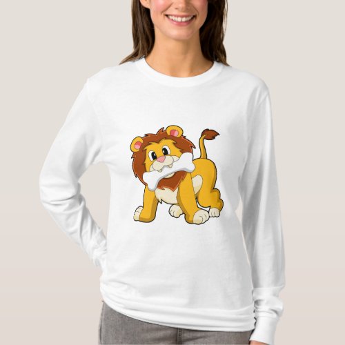 Lion with Bone T_Shirt