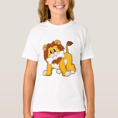 Lion with Bone T_Shirt