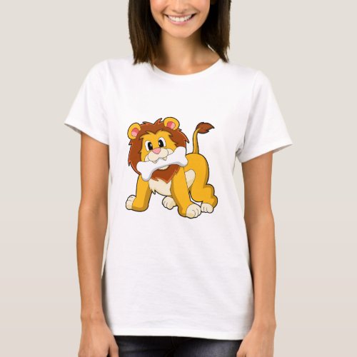 Lion with Bone T_Shirt