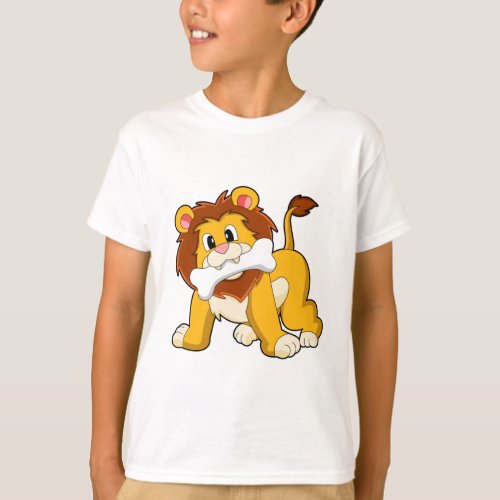 Lion with Bone T_Shirt