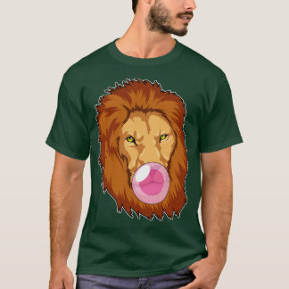 Lion with Bubble gum T-Shirt