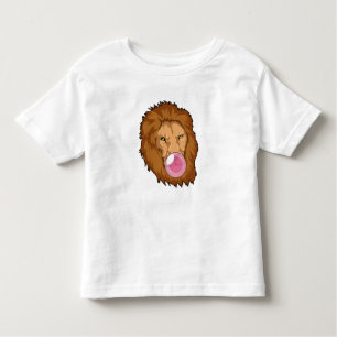 Lion with Bubble gum Toddler T-shirt