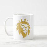 Lion With Crown - Gold Style 1 Coffee Mug at Zazzle