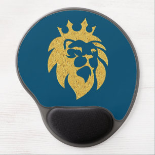 Lion With Crown - Gold Style 1 Gel Mouse Pad