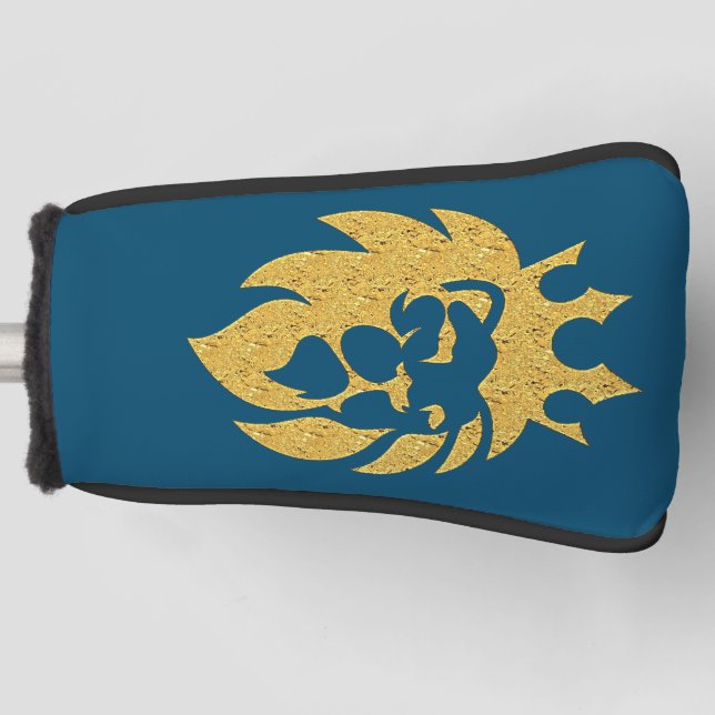Lion With Crown - Gold Style 1 Golf Head Cover (Front)