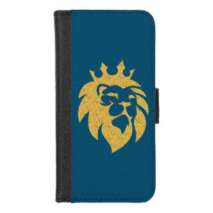 Lion With Crown - Gold Style 1 iPhone 8/7 Wallet Case