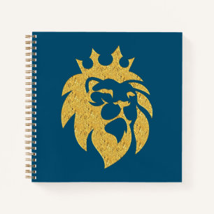 Lion With Crown - Gold Style 1 Notebook