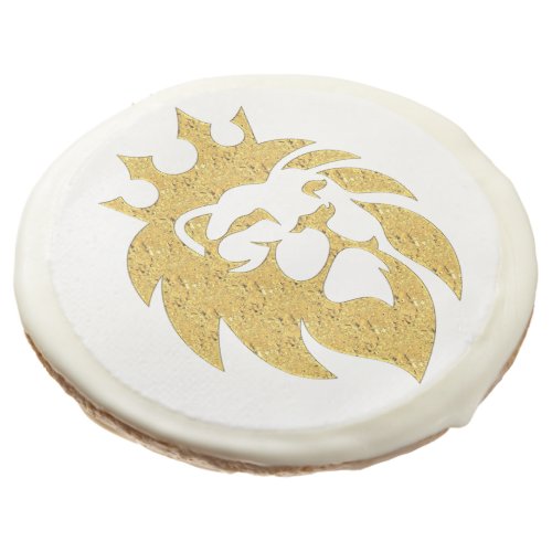 Lion With Crown _ Gold Style 1 Sugar Cookie