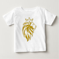 Lion With Crown - Gold Style 2