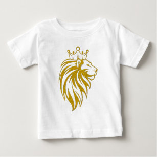Lion With Crown - Gold Style 2 Baby T-Shirt