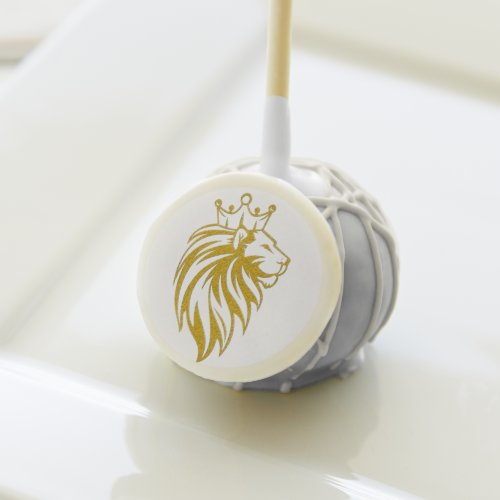 Lion With Crown _ Gold Style 2 Cake Pops