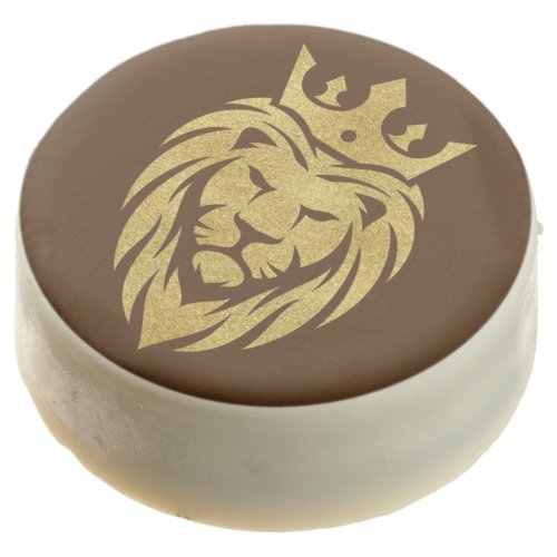 Lion With Crown _ Gold Style 3 Chocolate Covered Oreo