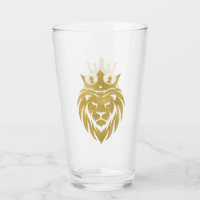 Lion With Crown - Gold Style 3