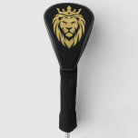 Lion With Crown - Gold Style 3 Golf Head Cover